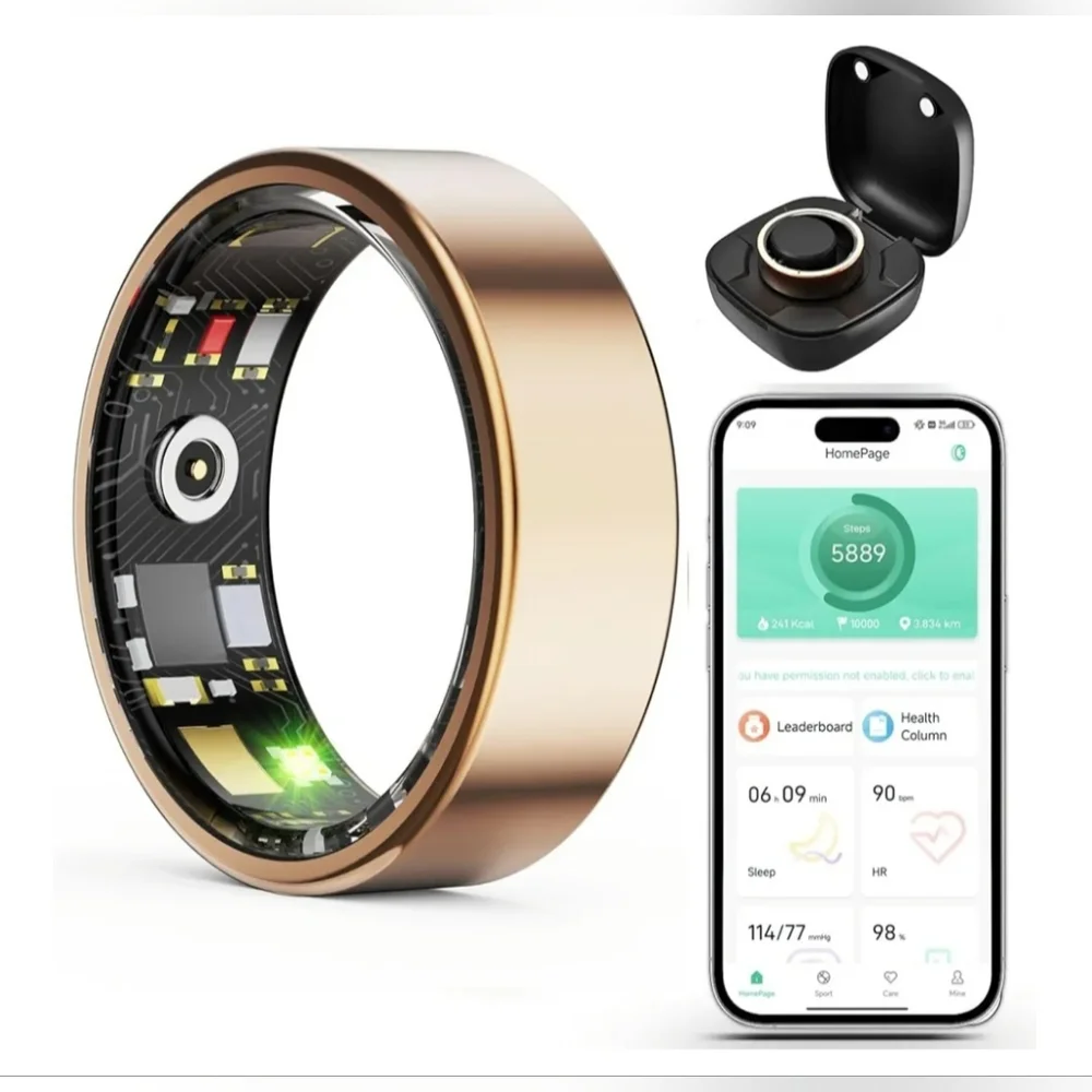 Smart Wellness Ring in Gold NWOT (SIZE 10)